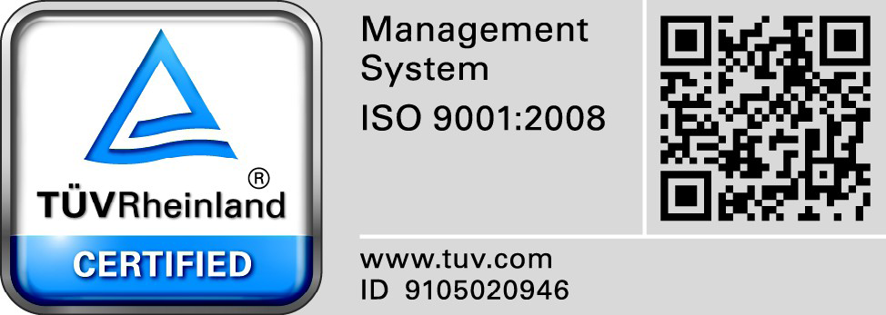 TÜVRheinland certified
